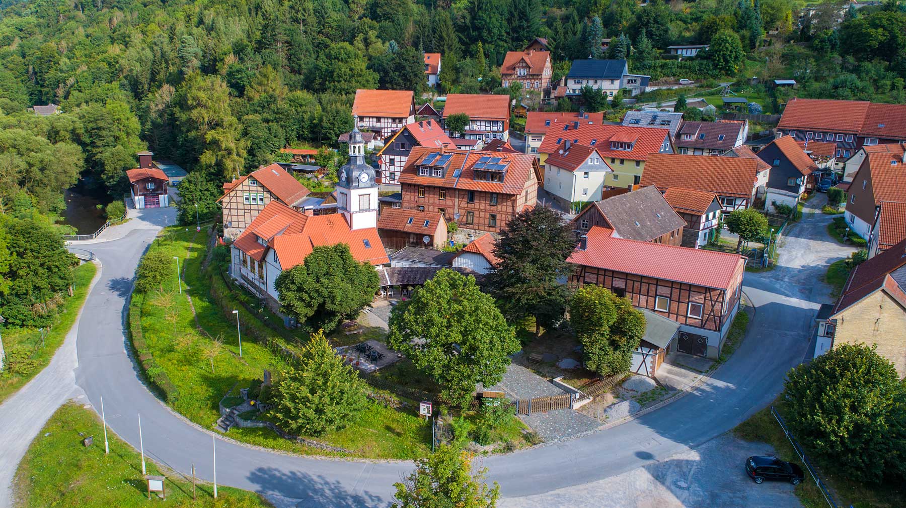 Unweit von Rübeland befindet sich das kleine Bergdorf Neuwerk.