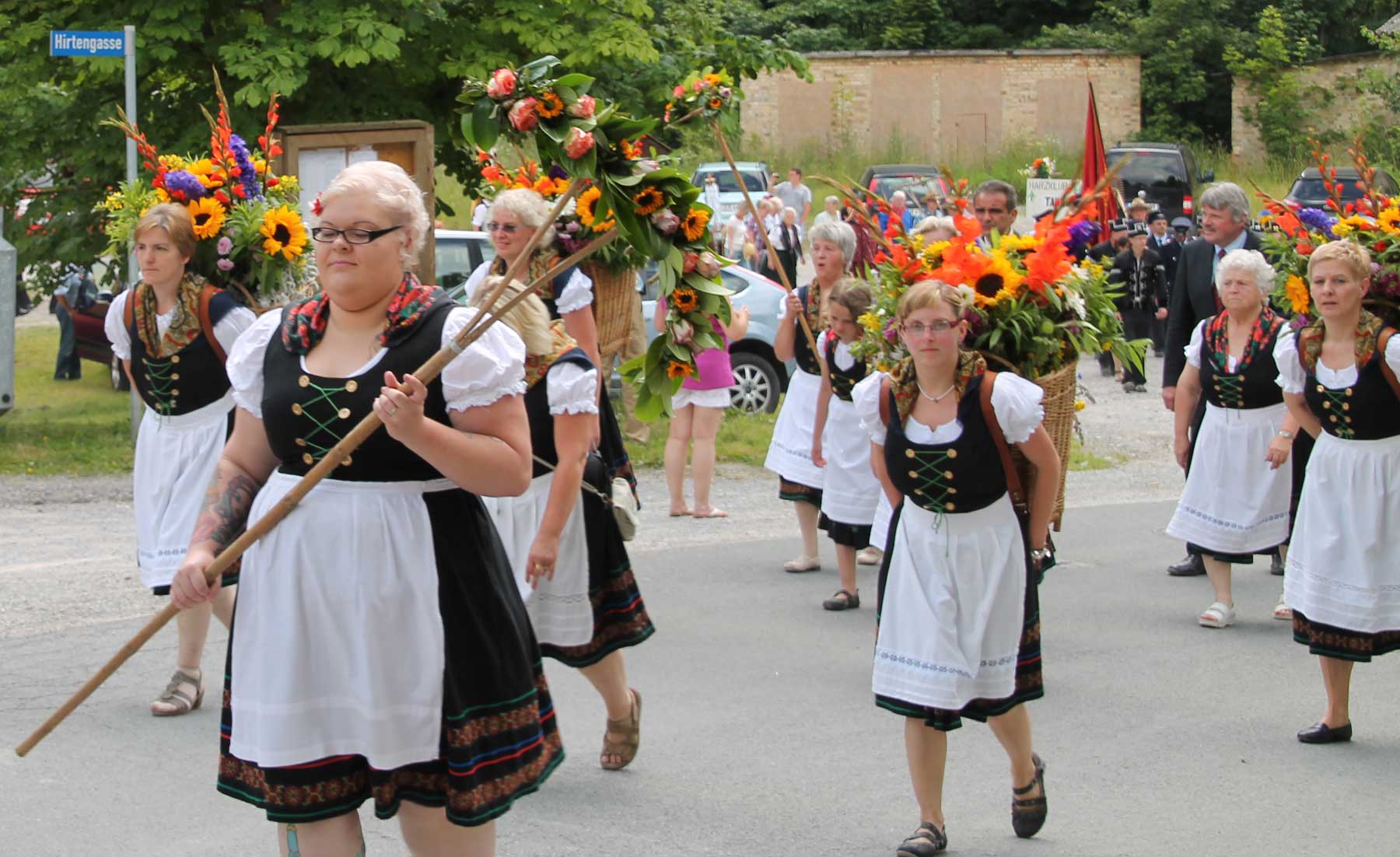 Eine traditionelle Veranstaltung in Neuwerk - Oben im Harz ist der grasedanz